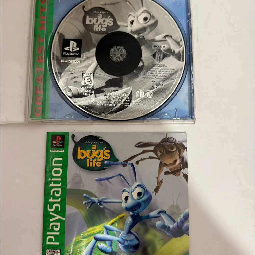 A Bug's Life (Sony PlayStation 1, 1998) PS1 Complete With Manual -